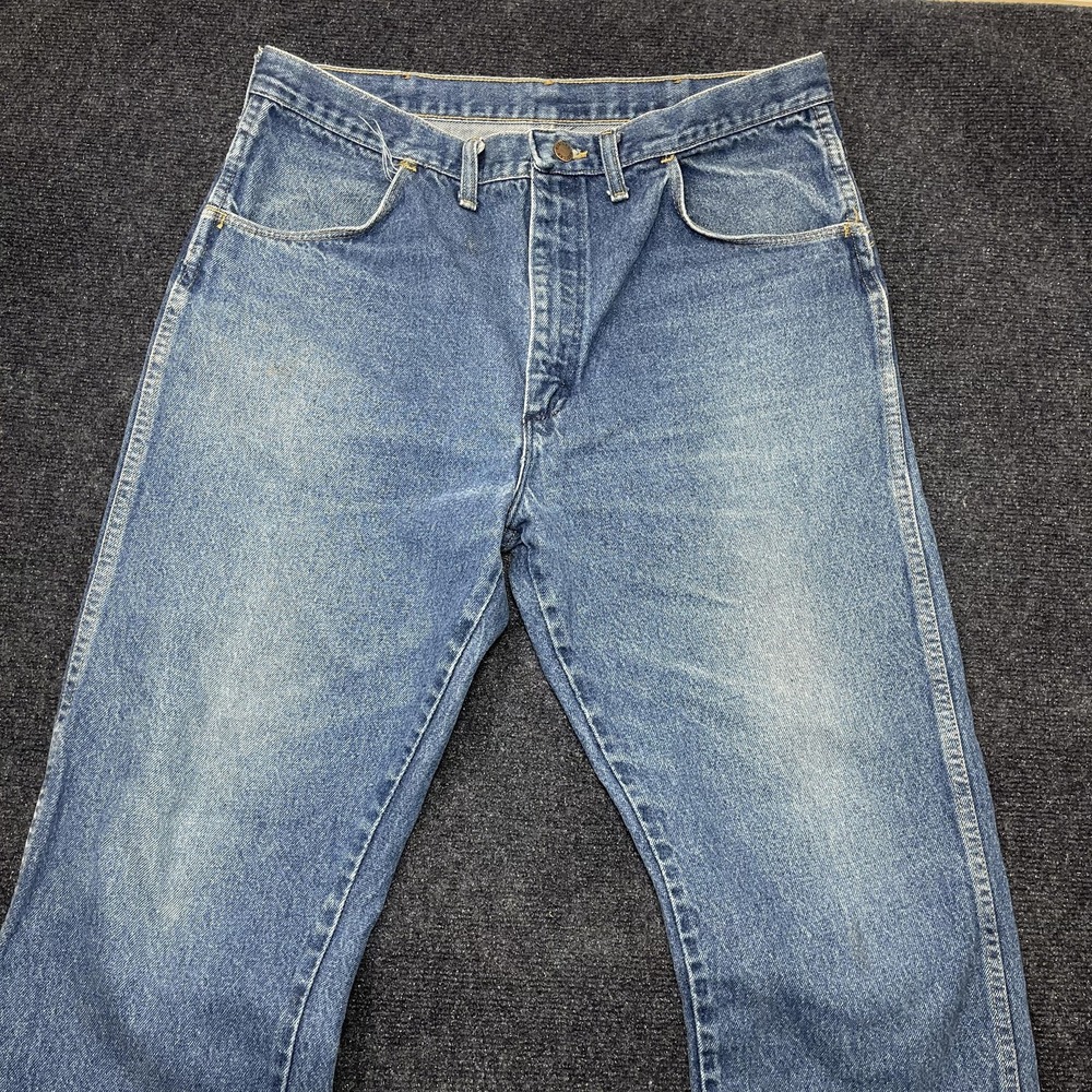 Vintage Rustler‎ Jeans Mens 36x30 Blue Medium Wash Denim Straight Leg USA Casual